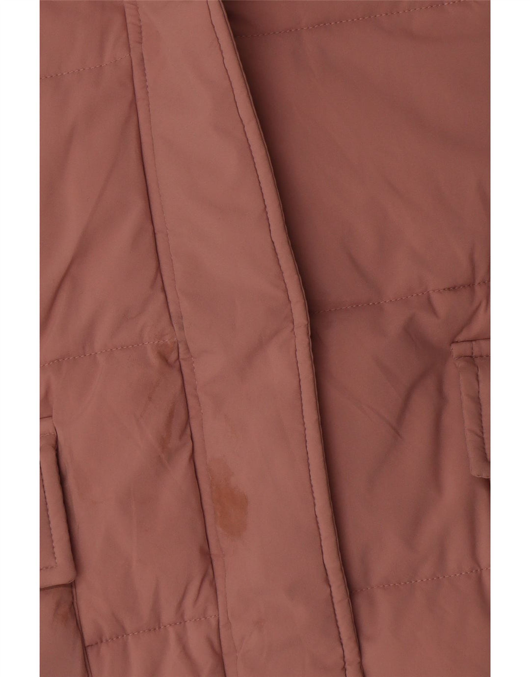 Casaco acolchoado com capuz feminino Marks & Spencer Reino Unido 24 4XL poliéster rosa