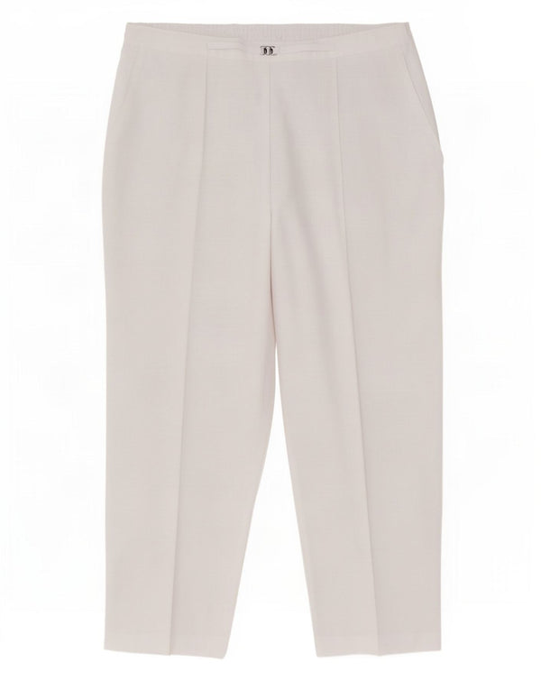 Calça Chino Cônica Feminina Marks & Spencer Reino Unido 18 XL W40 L30 Branca