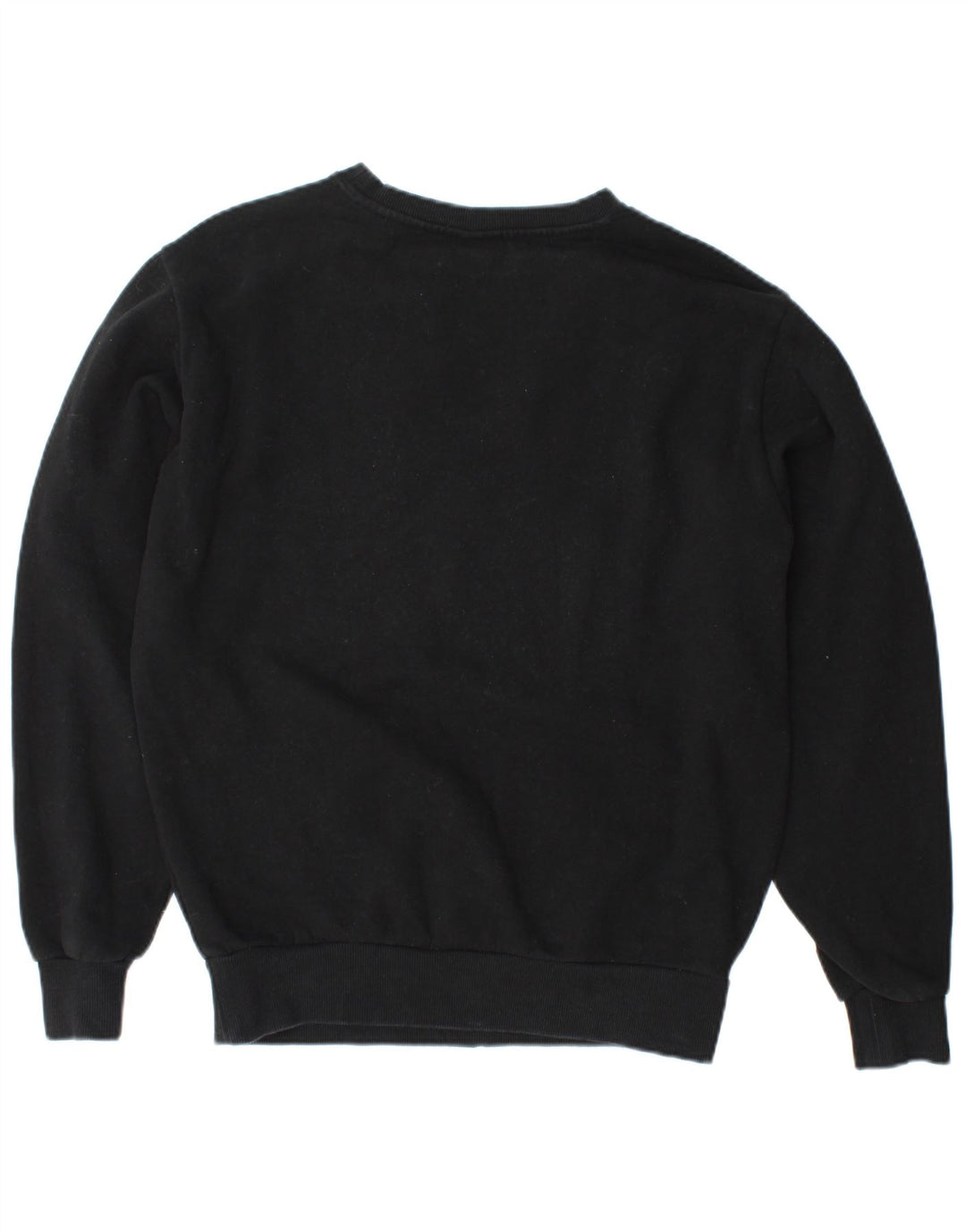 ELLESSE Suéter feminino com estampa gráfica oversized Reino Unido 10 pequeno preto