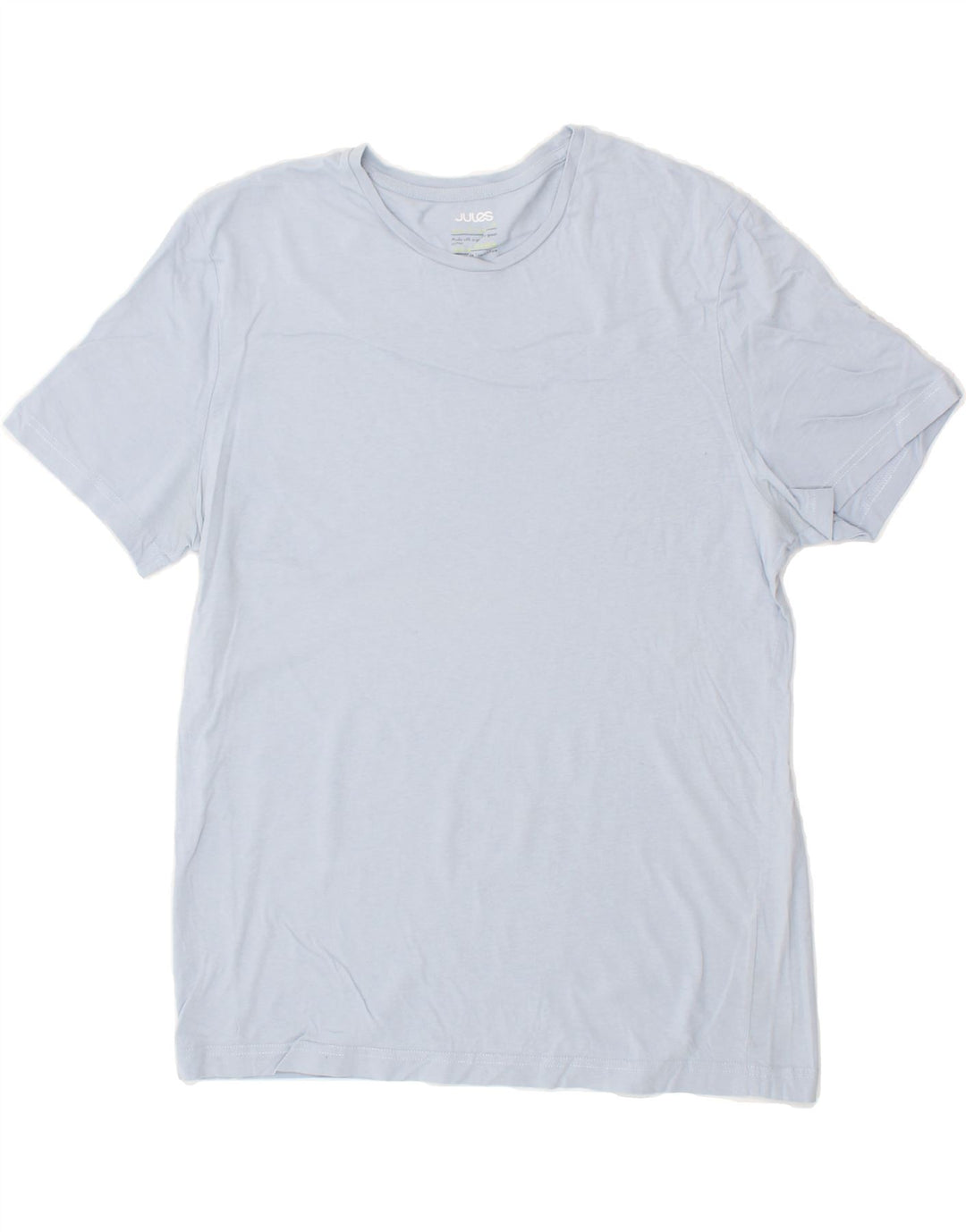 JULES Womens T-Shirt Top UK 18 XL Blue Cotton Vintage Jules and Second-Hand Jules from Messina Hembry 