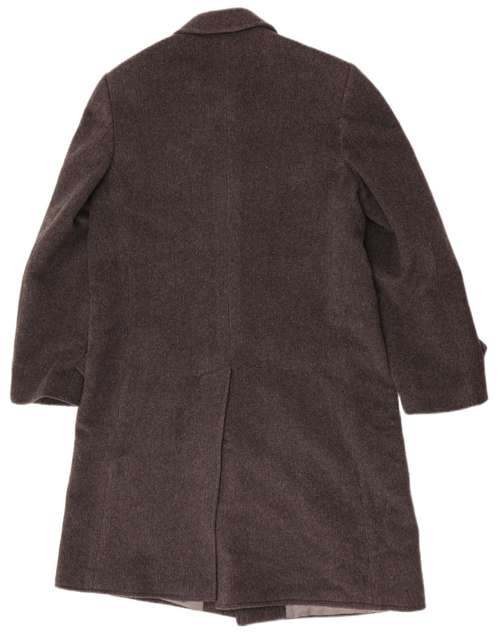 Sobretudo masculino vintage IT 50 grande lã cinza