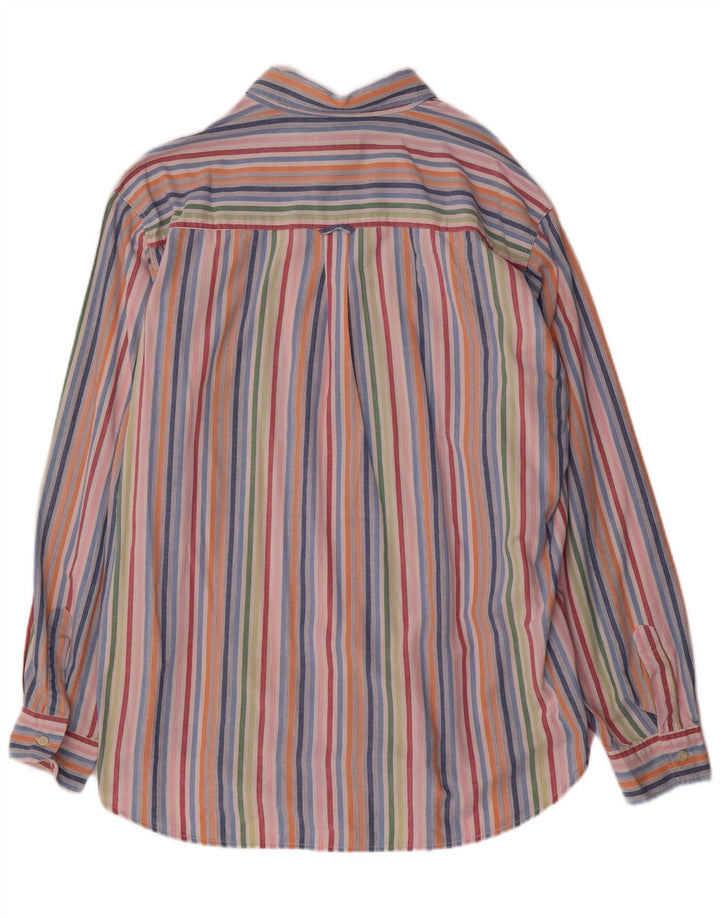 Camisa masculina Carrera 2XL listrada multicolorida