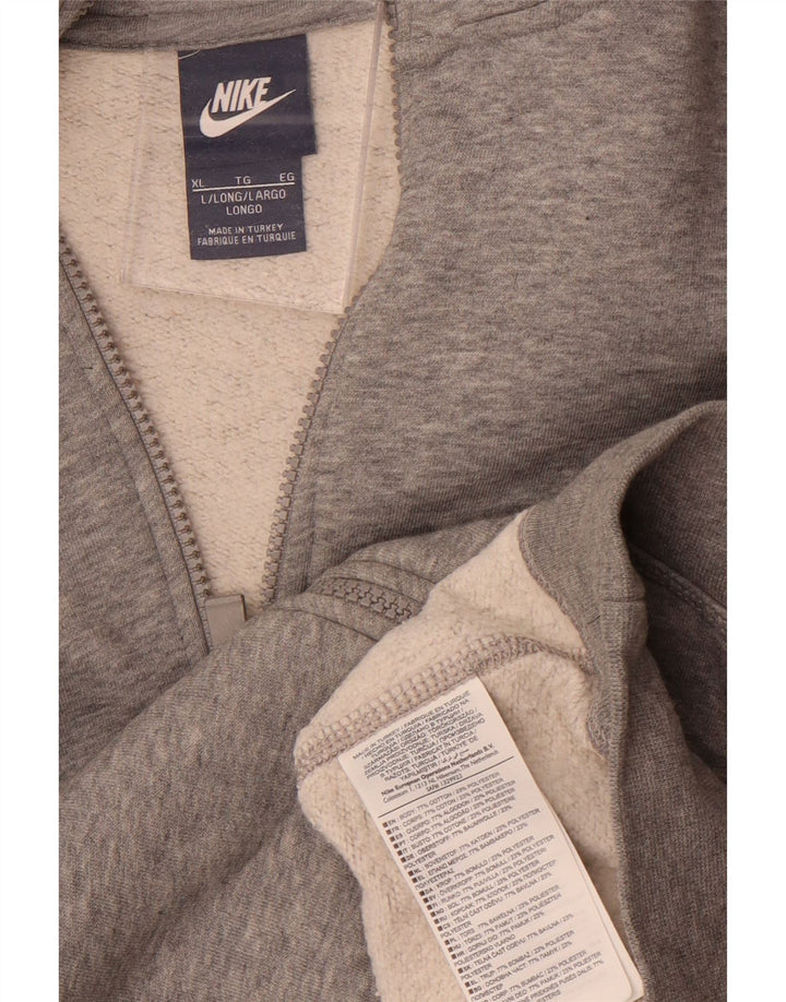 Nike Mens Tracksuit Top Jacket XL Cinza Algodão