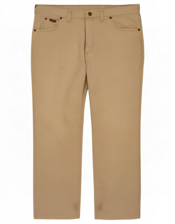 Wrangler Mens Jeans Reta W36 L29 Bege