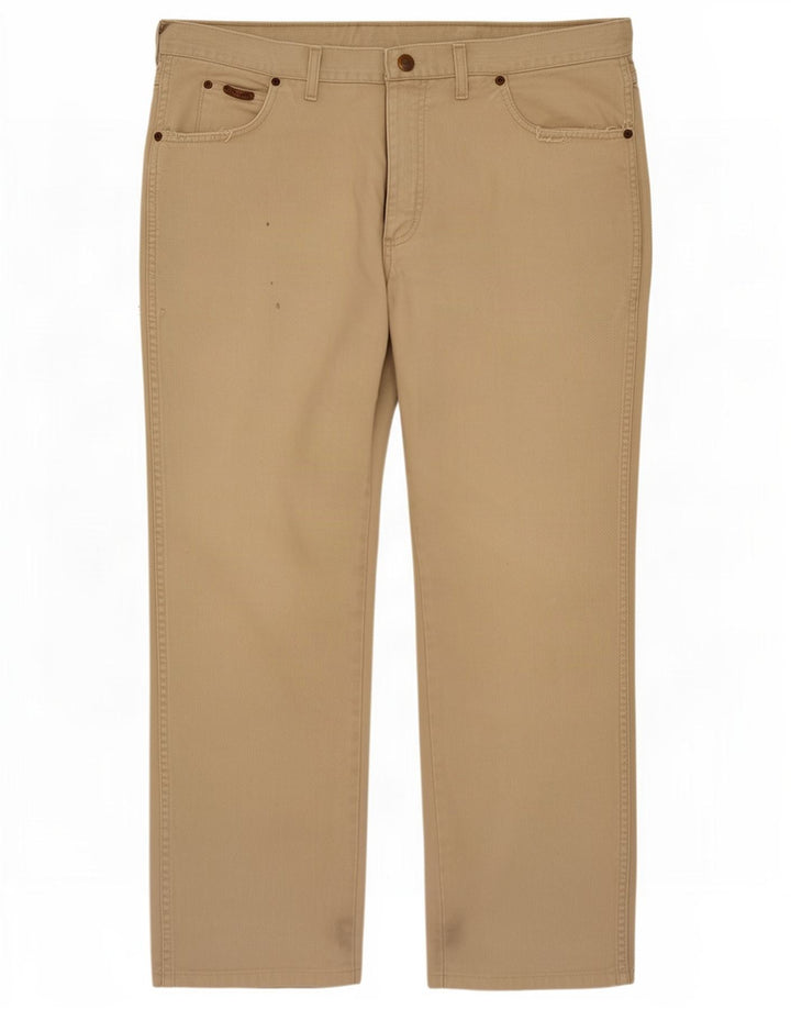 Wrangler Mens Jeans Reta W36 L29 Bege