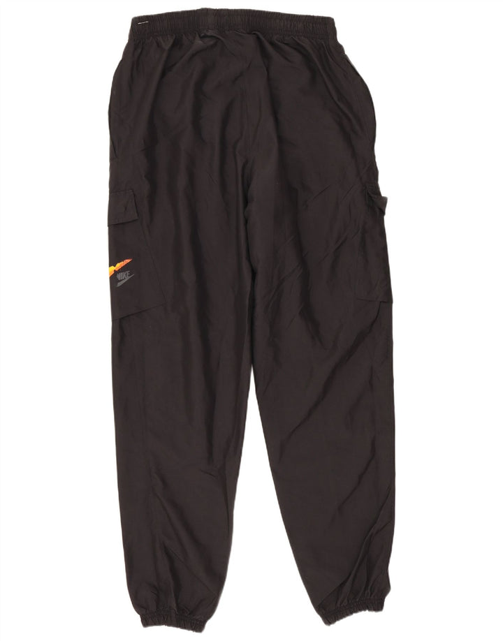 Calça de treino masculina NIKE Graphic Cargo Joggers médio preto poliéster