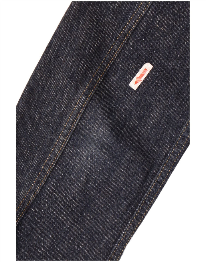 Jaqueta jeans masculina Indian Rags Reino Unido 38 algodão azul marinho médio