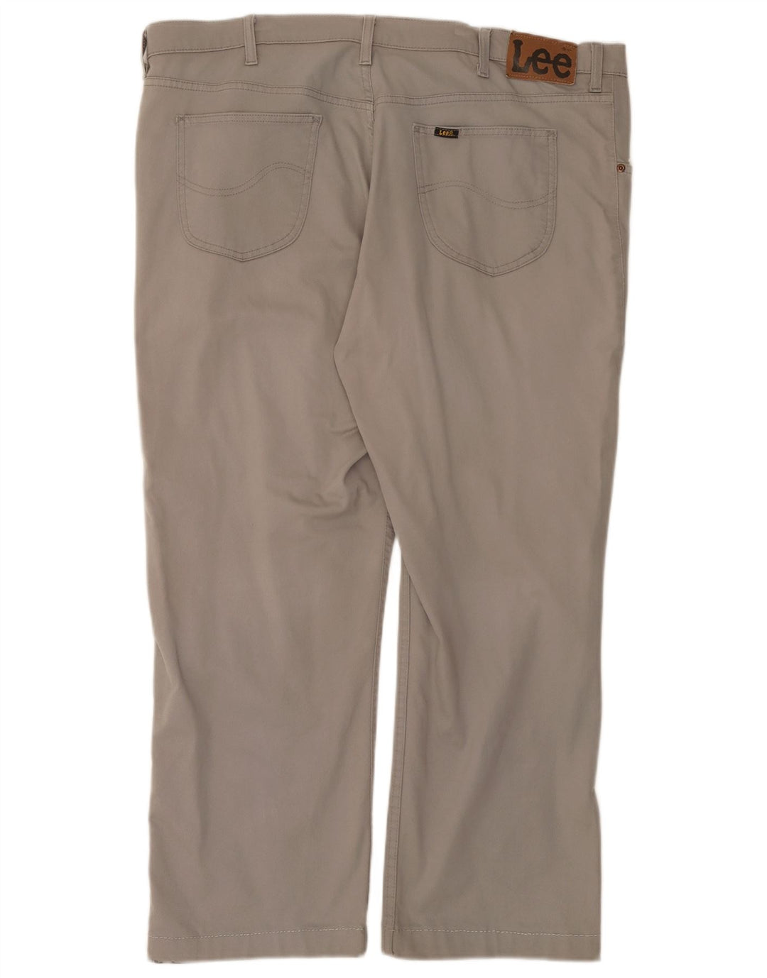 Calça casual reta masculina Lee W40 L28 cinza