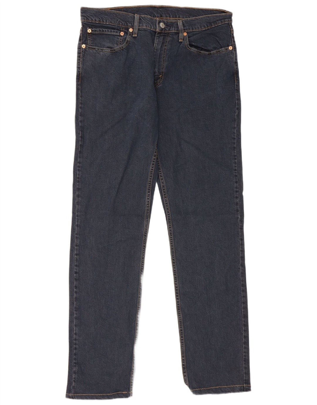 Levi's Masculino 511 Slim Jeans W34 L34 Azul Marinho Algodão