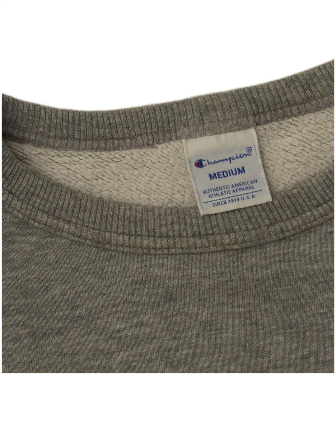 Champion moletom feminino jumper UK 14 cinza médio manchado