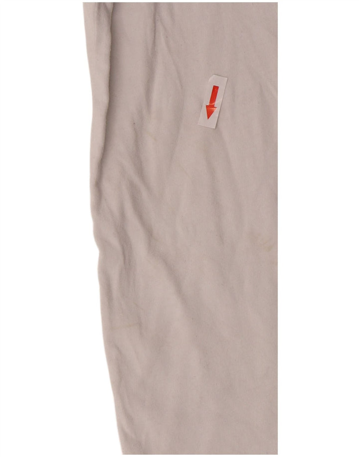 Adidas Mens Graphic T-Shirt Top Médio Algodão Branco