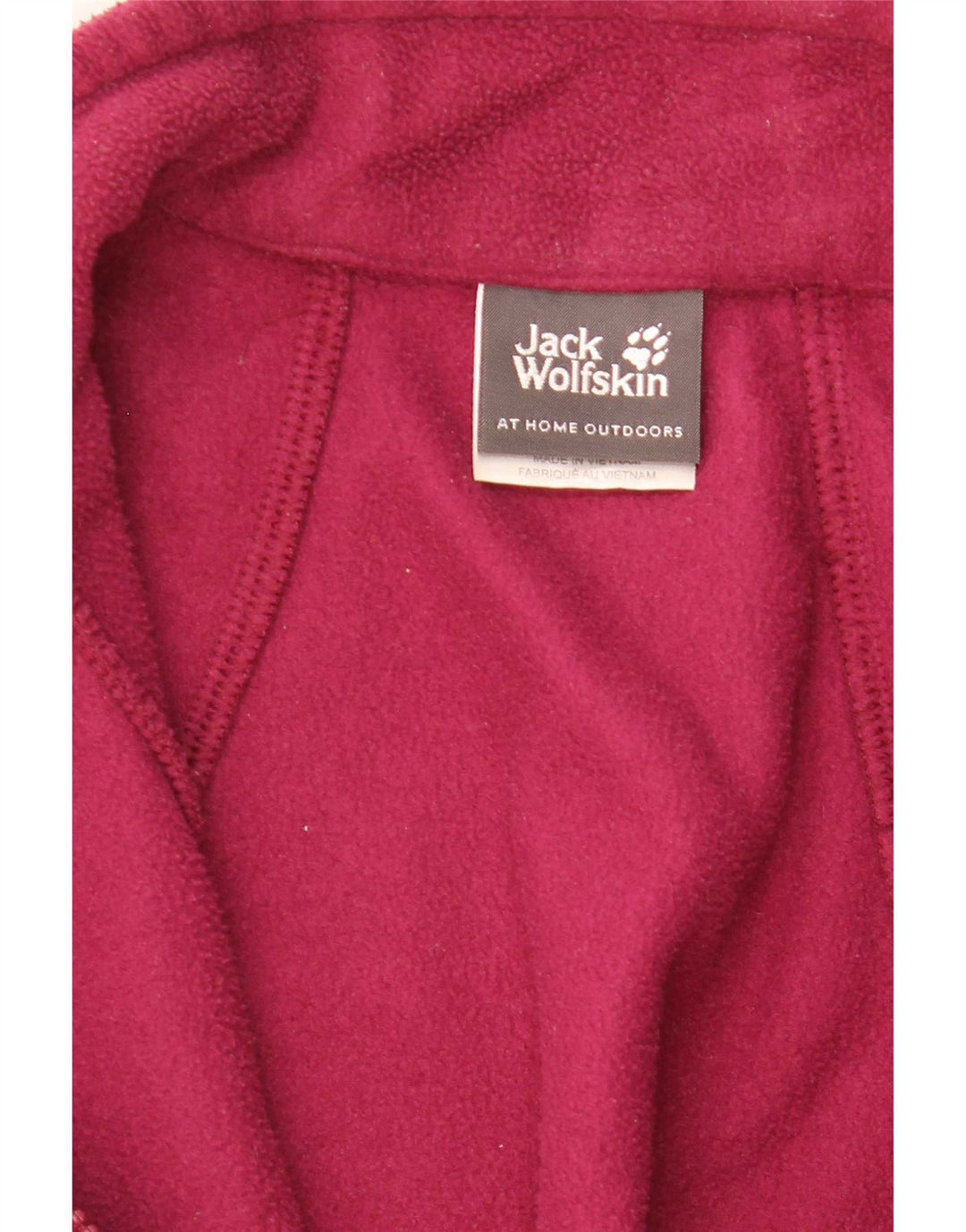 Jaqueta de lã feminina Jack Wolfskin Reino Unido 12/14 poliéster rosa médio