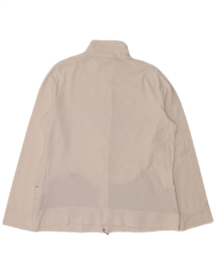 CHAMPION Jaqueta feminina de treino gráfico Easy Fit UK 16 grande branca