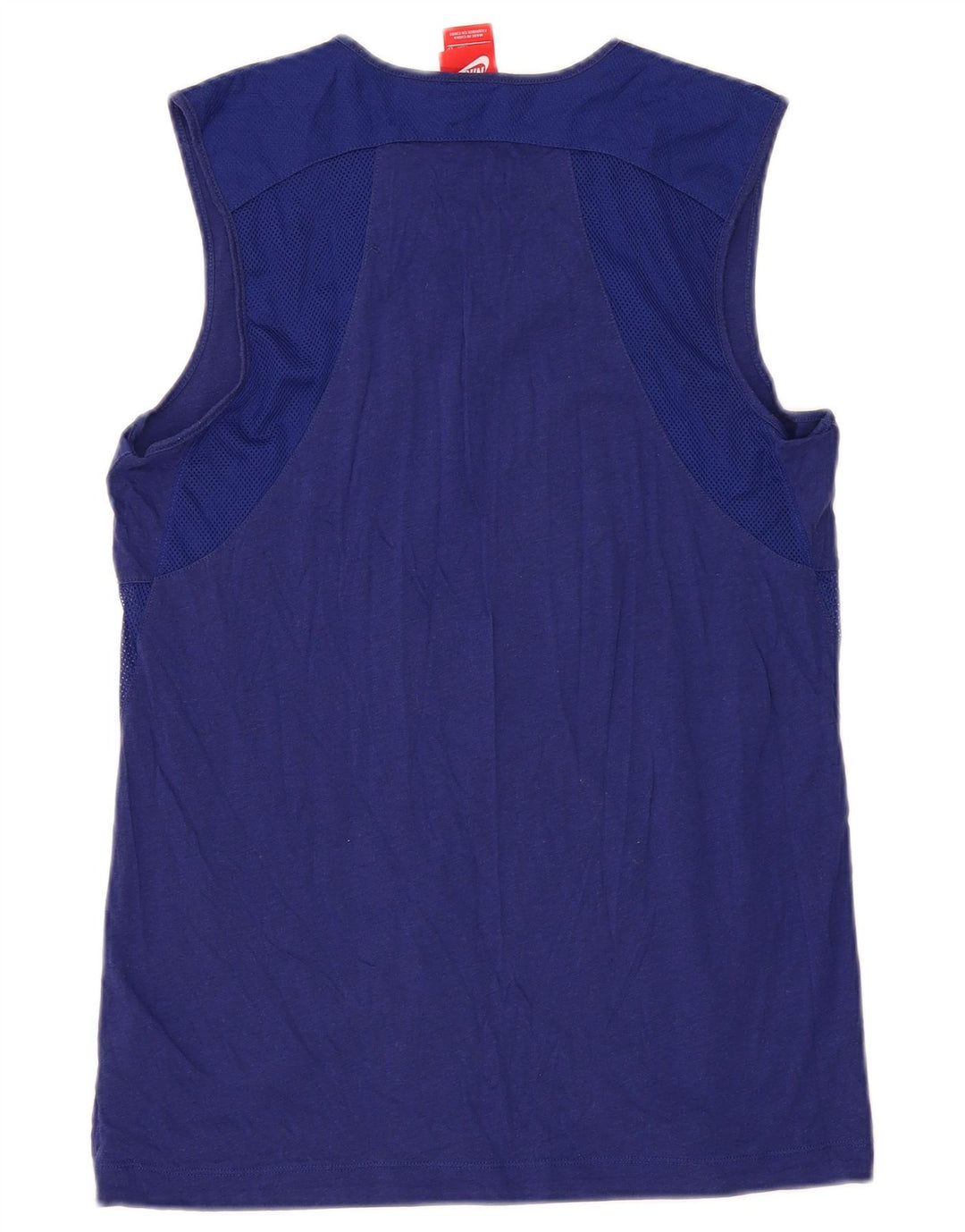 Camiseta feminina NIKE UK 6 XS azul poliéster