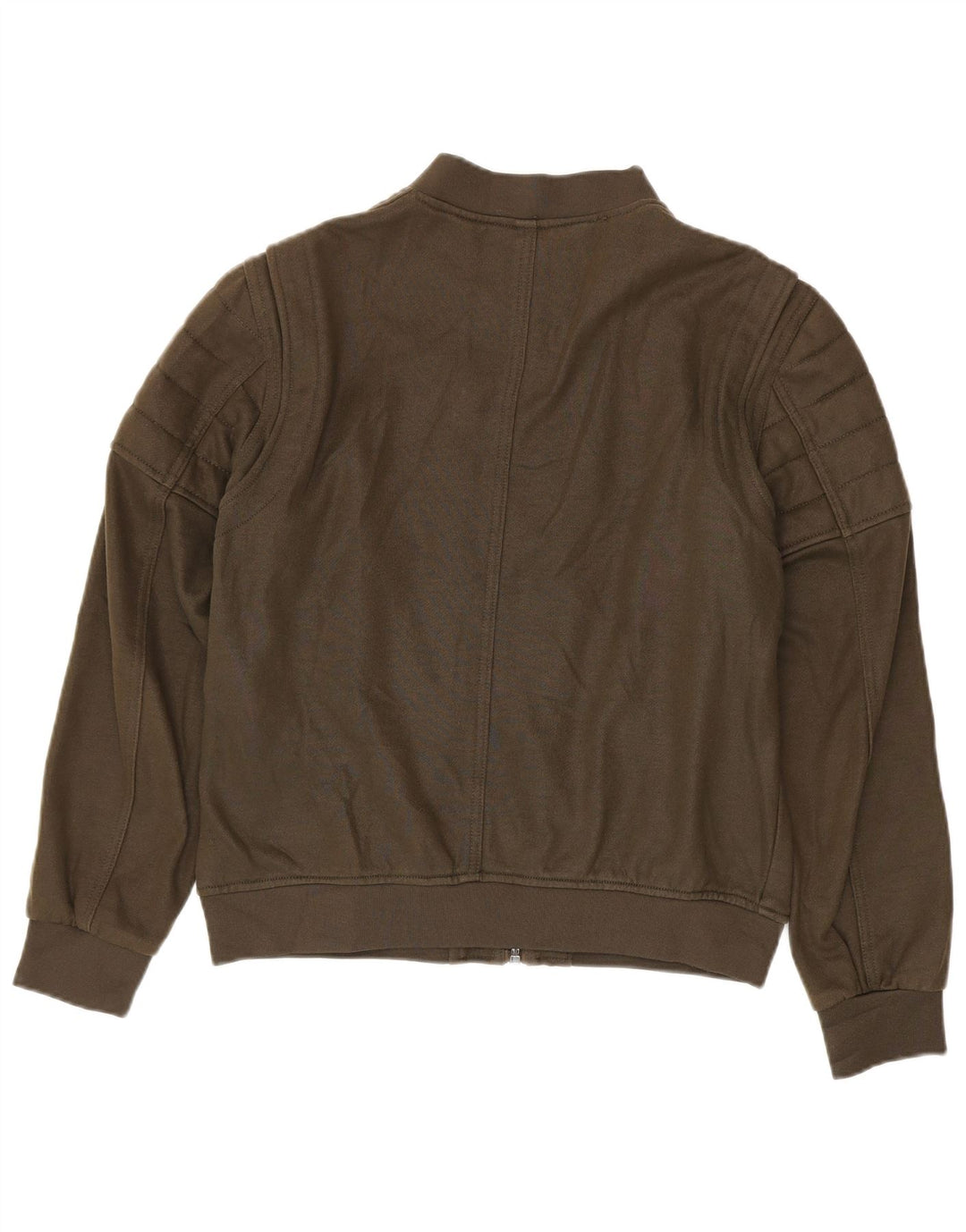 Zara Jaqueta masculina de agasalho XL Khaki Poliéster