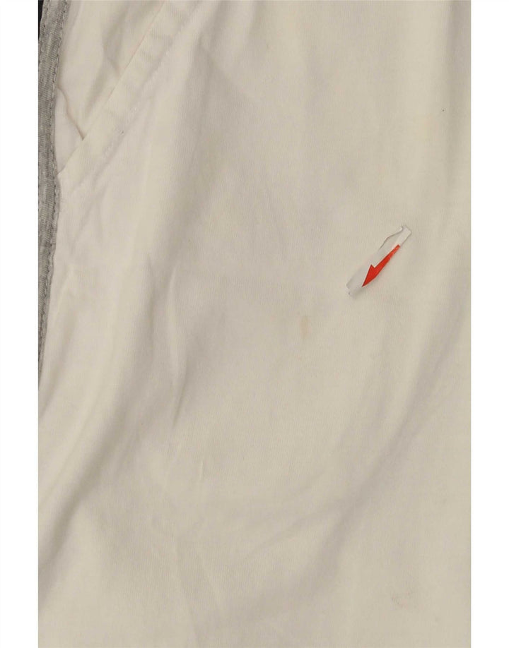 Ellesse Mens Graphic Sport Shorts médio branco colorblock algodão