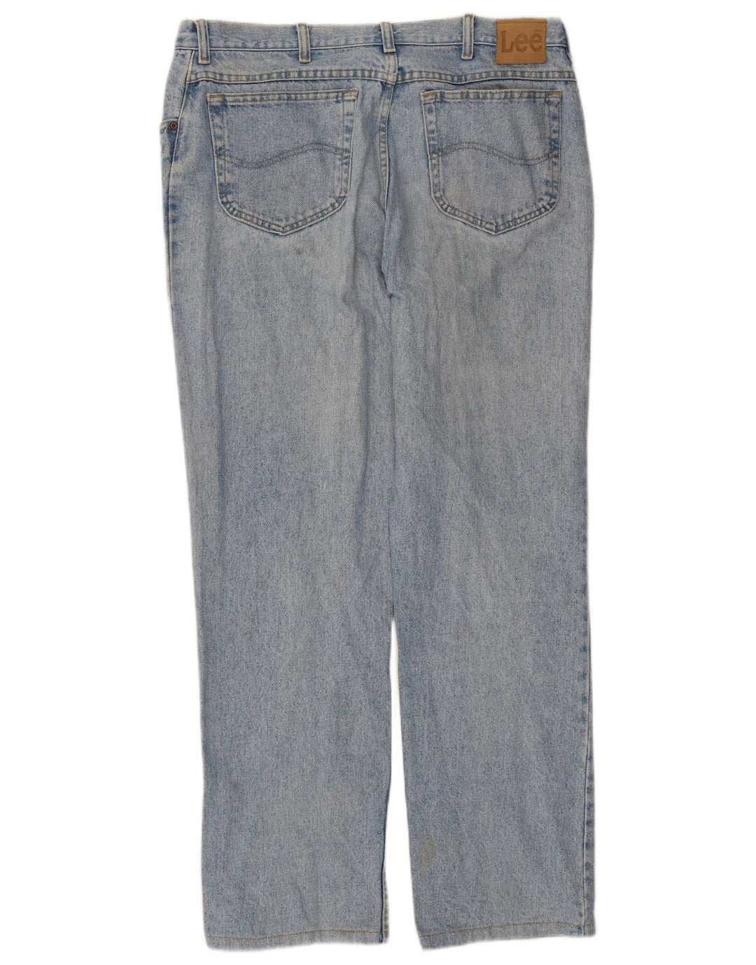 Jeans retos masculinos LEE W38 L34 algodão azul