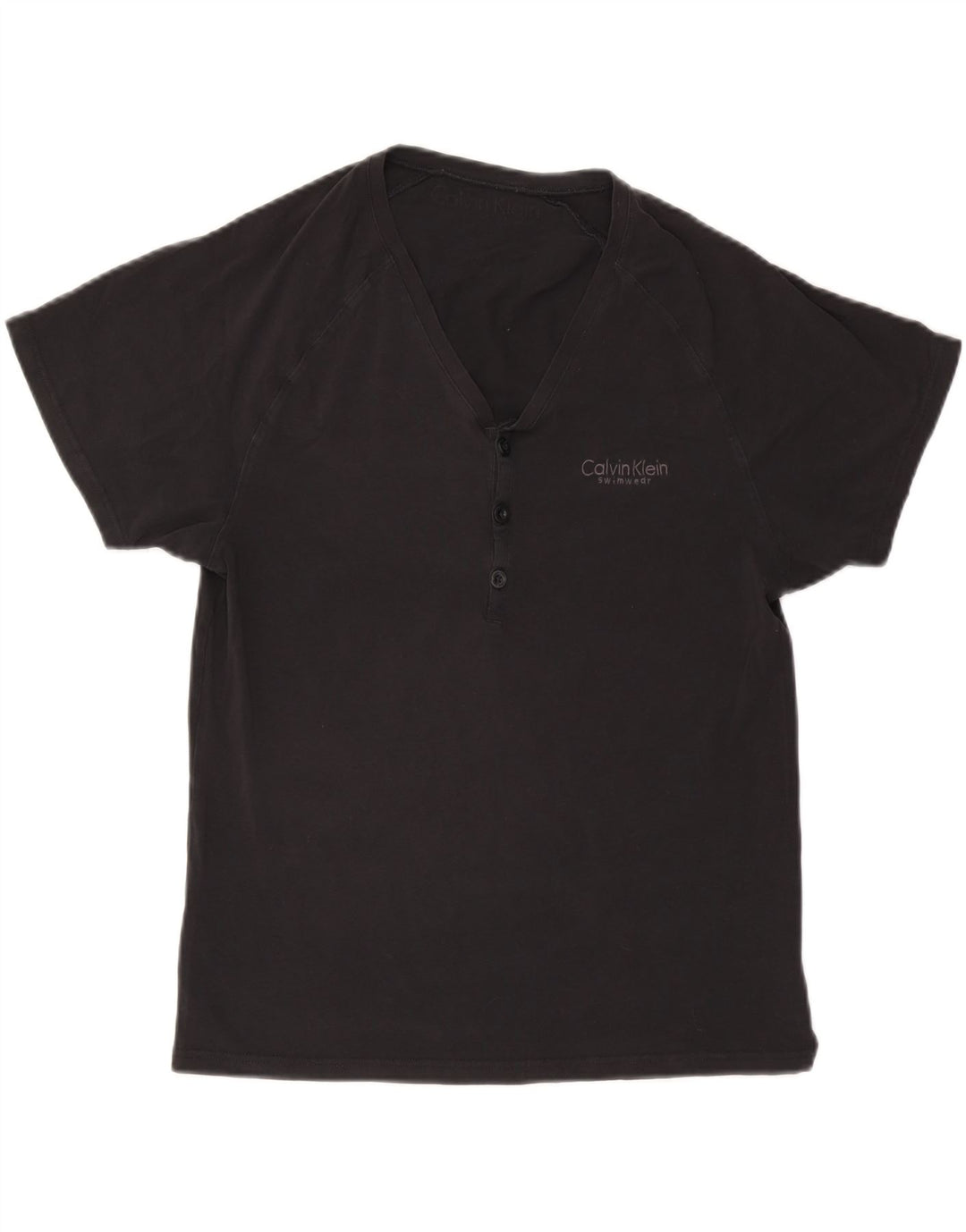 Camiseta masculina Calvin Klein grande algodão preto