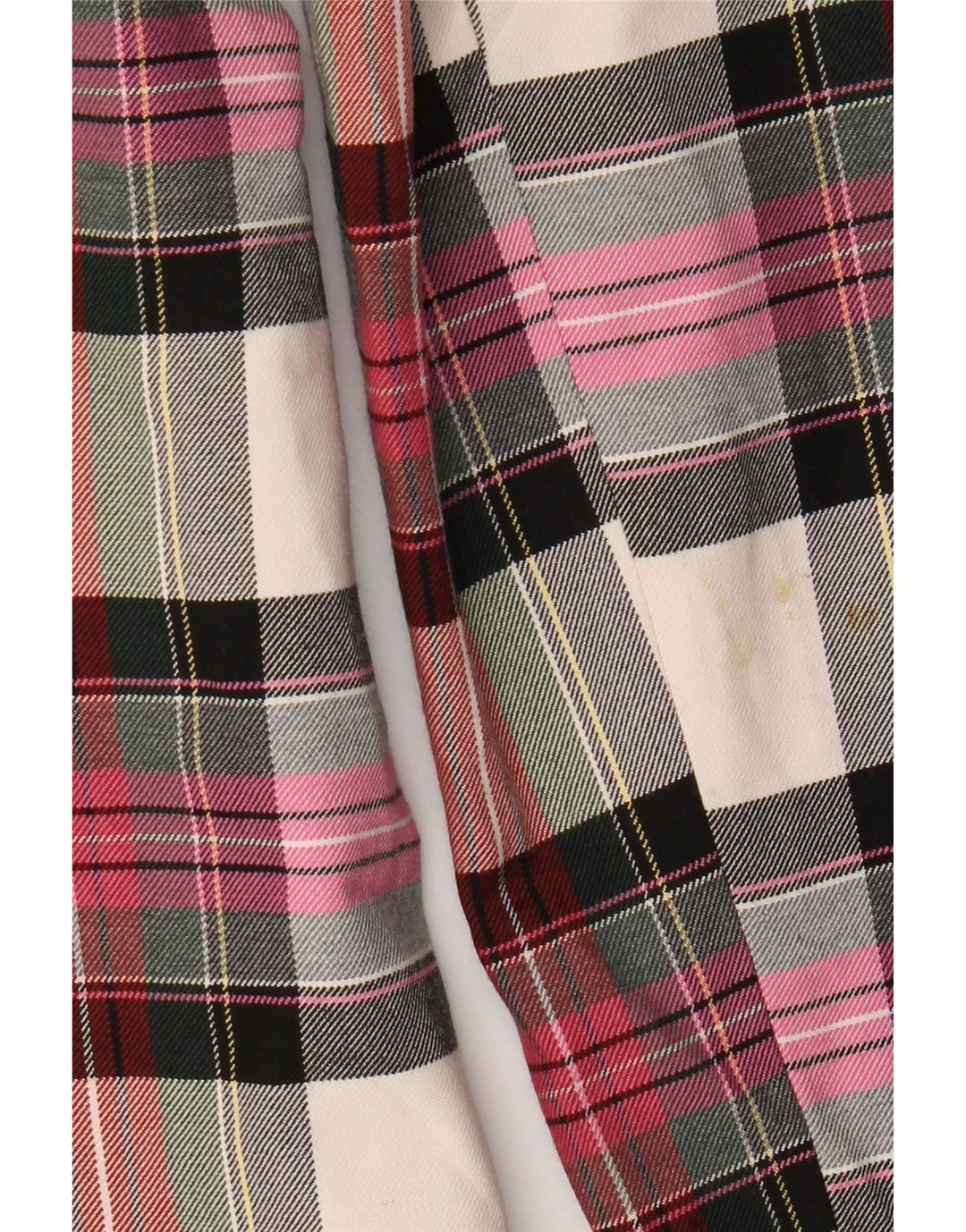 Jaqueta blazer feminina TOPSHOP com peito duplo Reino Unido 10 pequena xadrez rosa