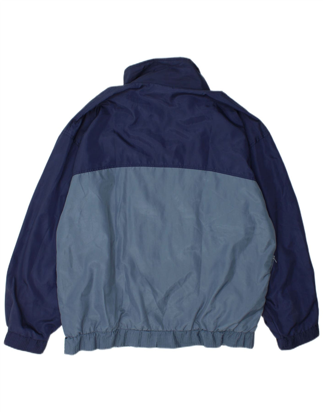 Poliéster ativo de Colorblock dos azuis marinhos do XL do revestimento superior do fato de treino dos homens
