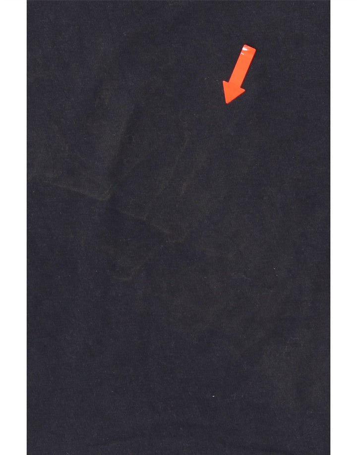 Camiseta masculina GANT de algodão azul marinho médio