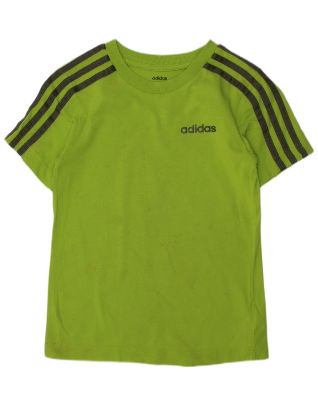 Camiseta Adidas Menino 5-6 Anos Verde Algodão