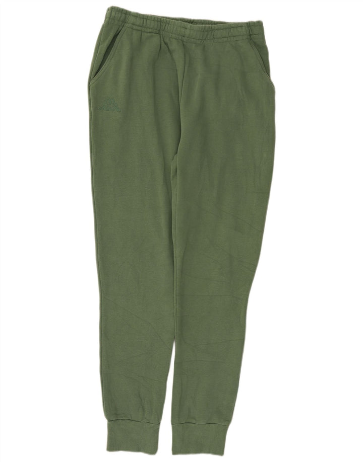Calça de treino masculina Kappa Graphic Joggers grande verde