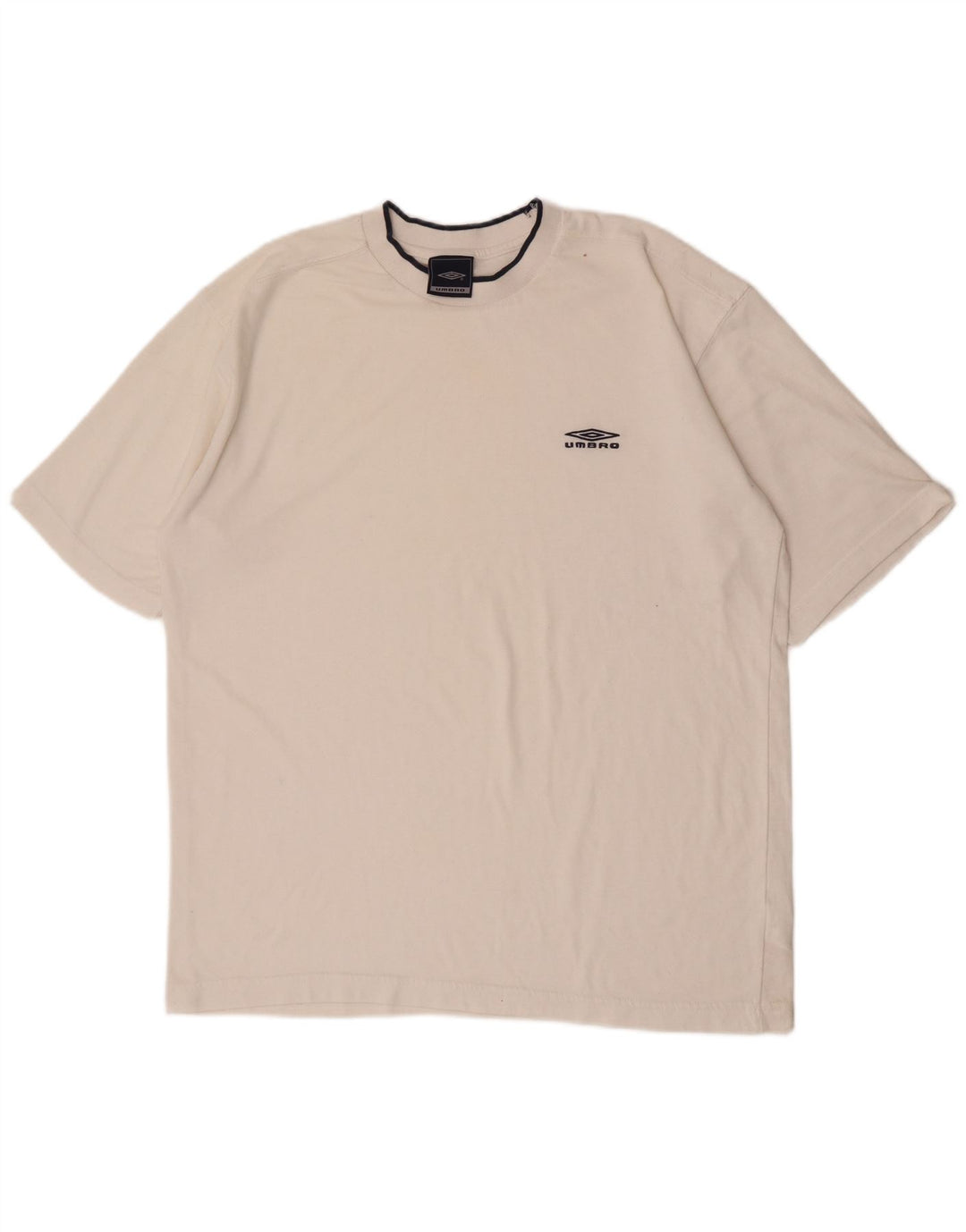 Camiseta masculina gráfica Umbro grande poliéster branco