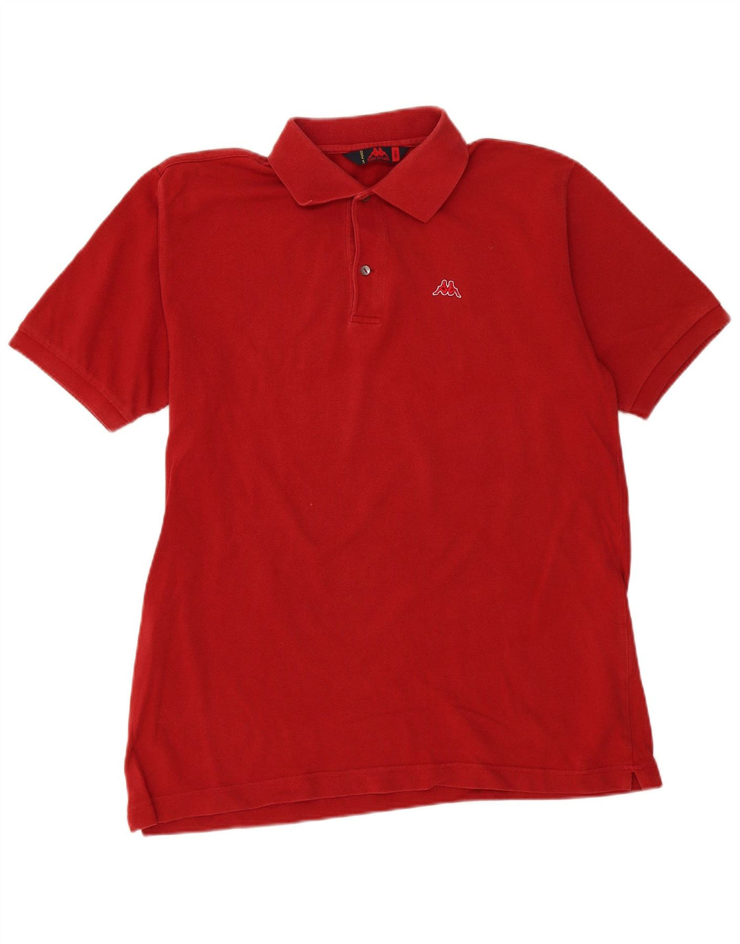 Camisa polo masculina Kappa grande algodão vermelho