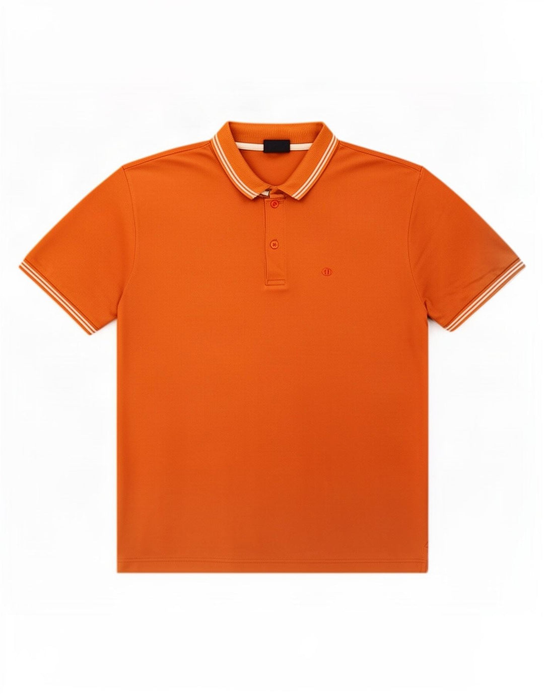 Camisa polo masculina Champion listrada laranja média