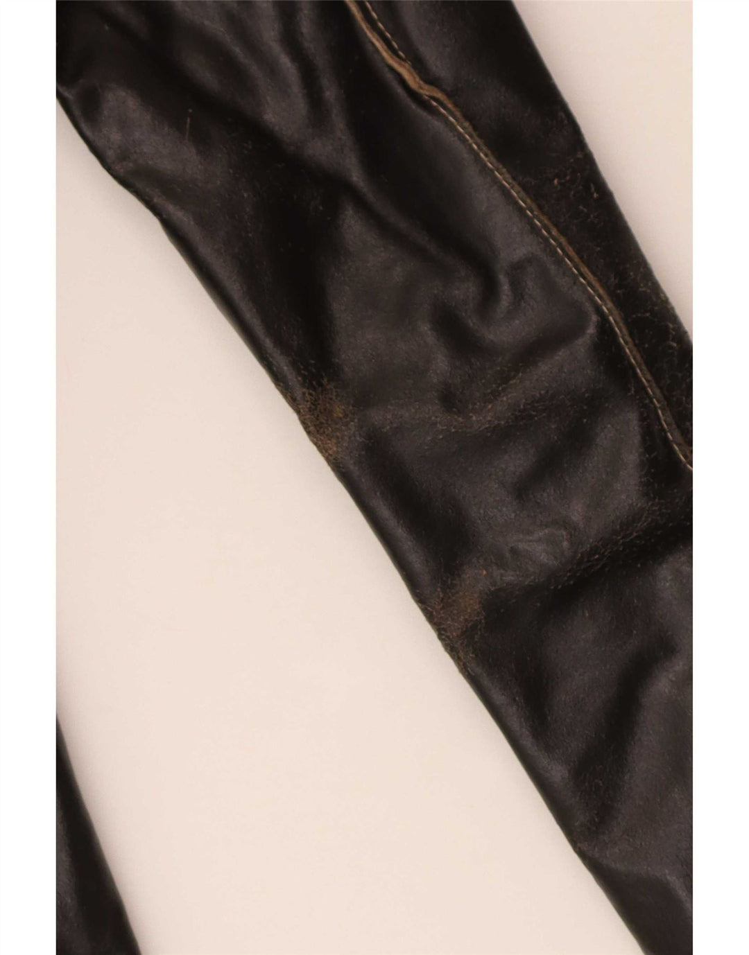 Casaco trench feminino de couro Conbipel IT 42 médio preto