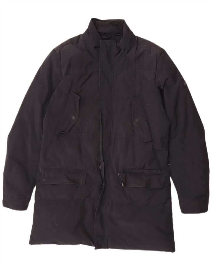 Casaco acolchoado masculino Woolrich UK 38 azul marinho médio