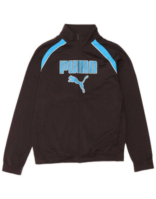 Puma Mens Tracksuit Top Jaqueta Médio Preto Colorblock
