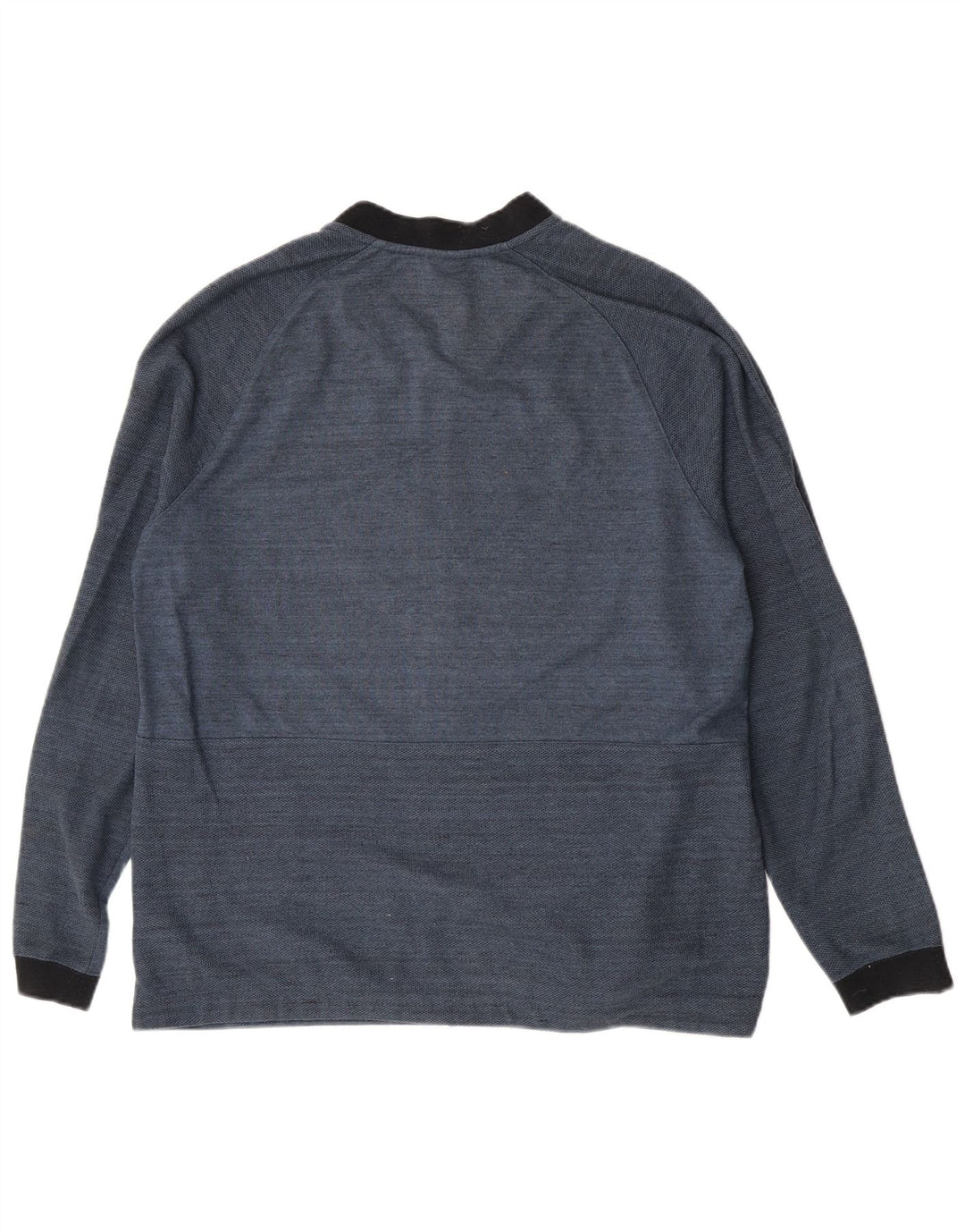 Nike Mens Treino Top Jacket XL Azul Flecked Algodão