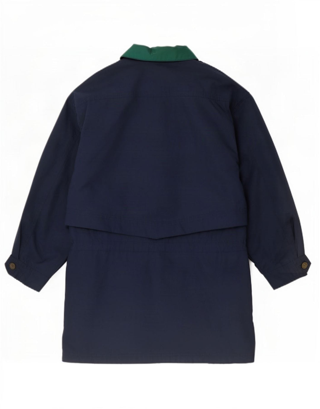 Bernard Womens Oversized Raincoat UK 10 Pequeno Azul Marinho Poliéster