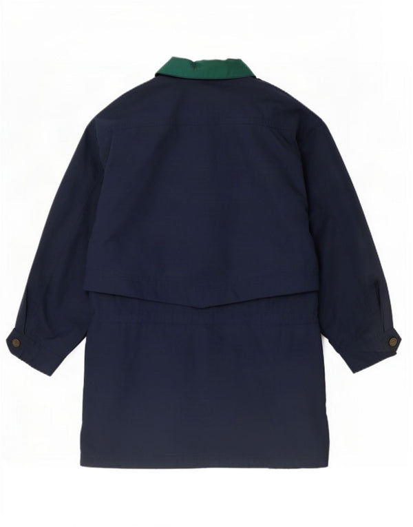 St. Bernard Womens Oversized Raincoat UK 10 Small Navy Blue Polyester