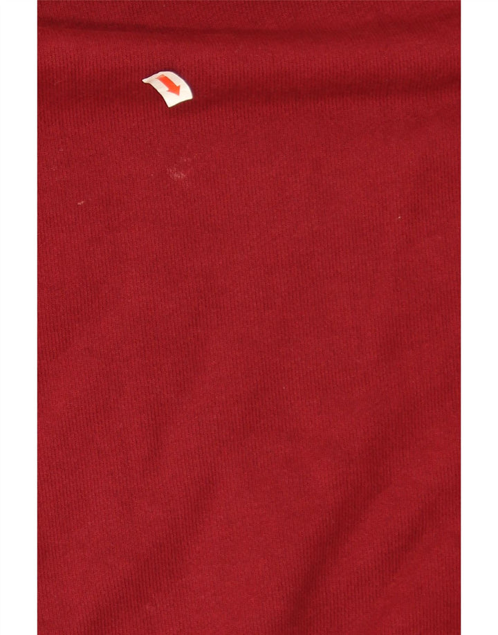 Moletom gráfico masculino Nike Jumper pequeno algodão borgonha