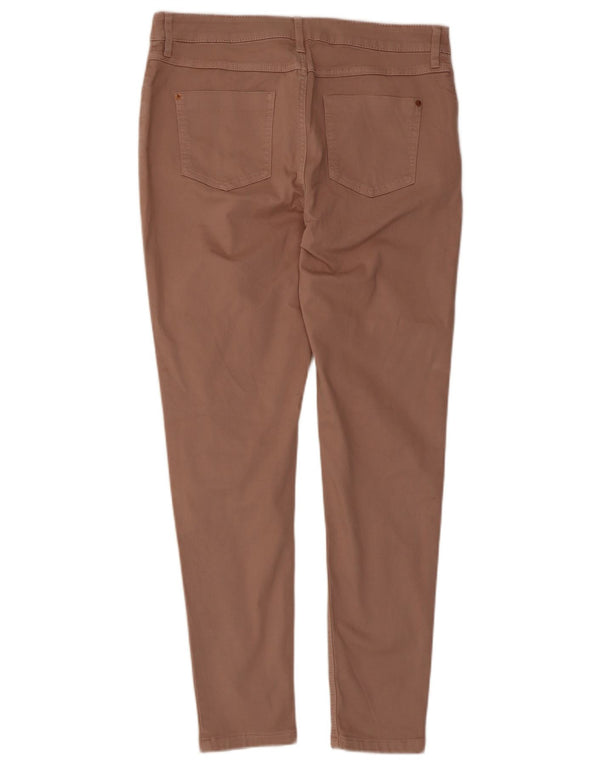 Calça casual feminina Marks & Spencer UK 14 grande W32 L28 rosa