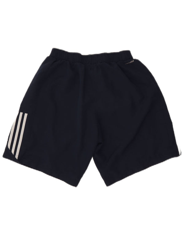 ADIDAS Mens Sport Shorts Médio Azul Marinho Poliéster