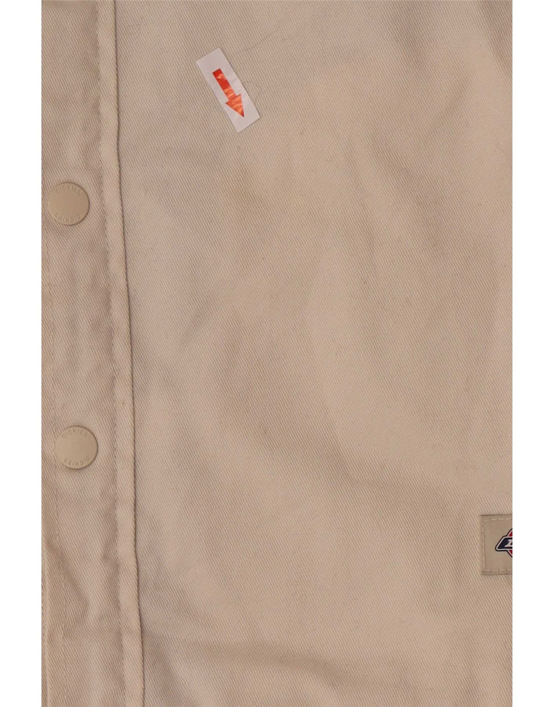 Jaqueta jeans masculina Dickies Sherpa Reino Unido 36 poliéster bege pequeno