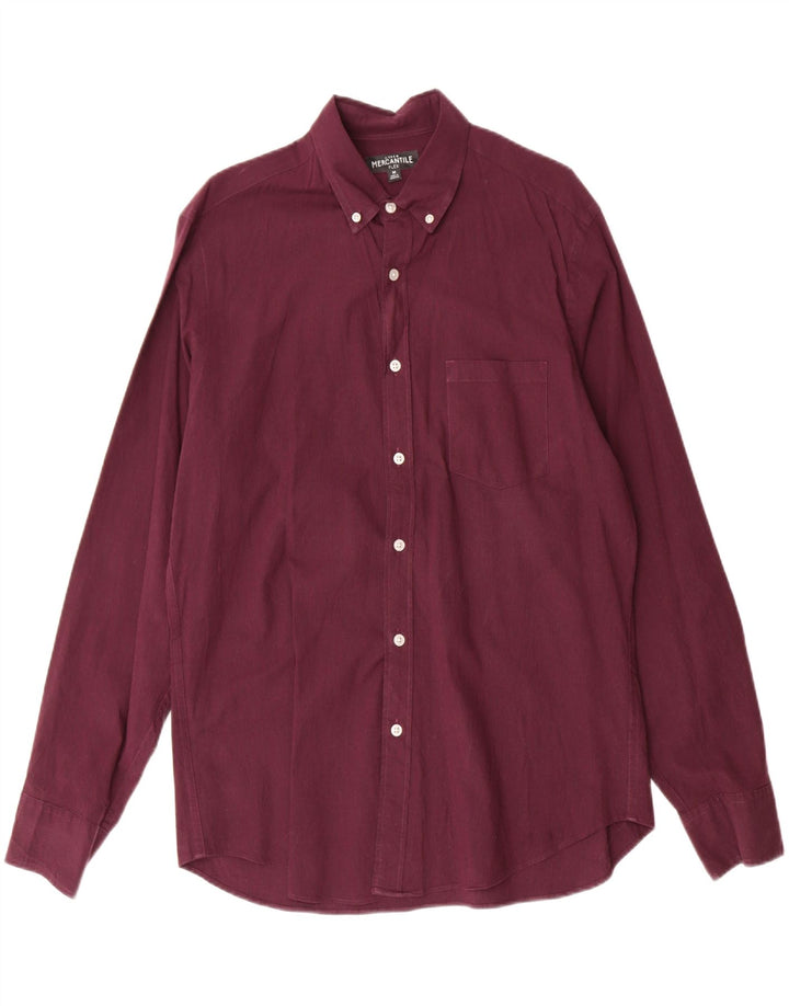 Camisa masculina Mercantile Flex J. CREW de algodão marrom médio
