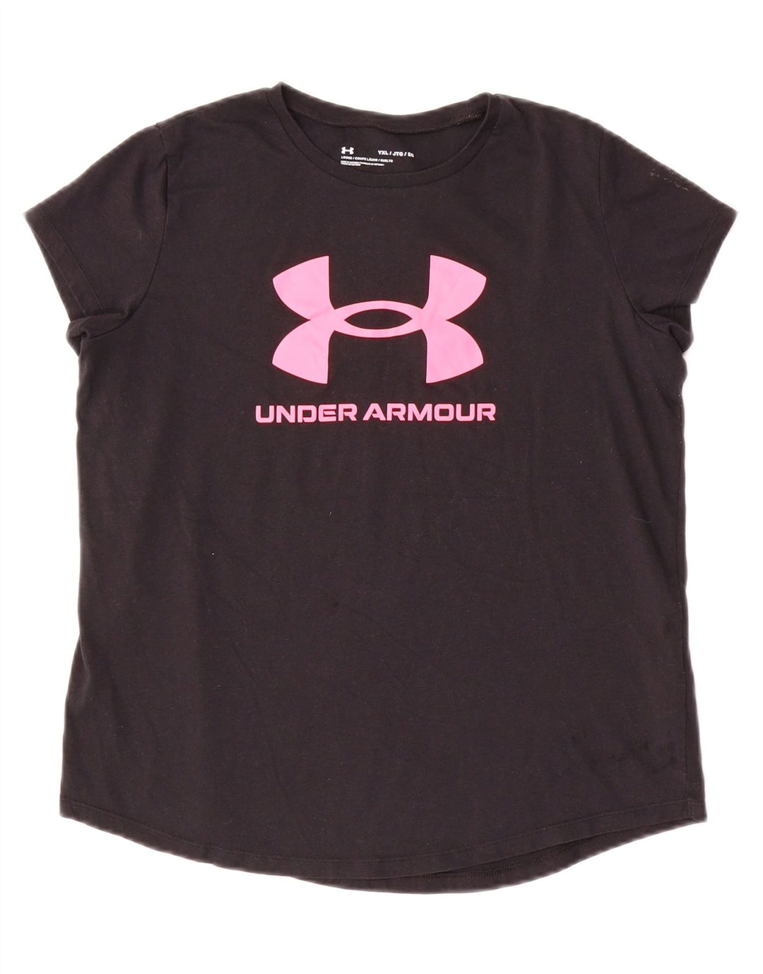 Camiseta gráfica UNDER ARMOUR para meninas com ajuste solto 13-14 anos XL preto