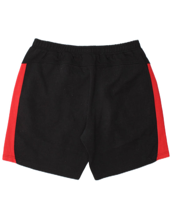 Shorts esportivos gráficos masculinos Puma XL preto colorblock