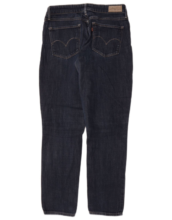 Calça jeans feminina Levi's Demi Curve Skinny W28 L30 azul marinho algodão
