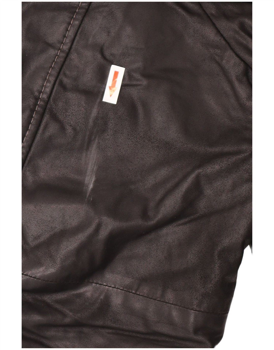 Casaco de couro masculino vintage IT 58 4XL couro preto
