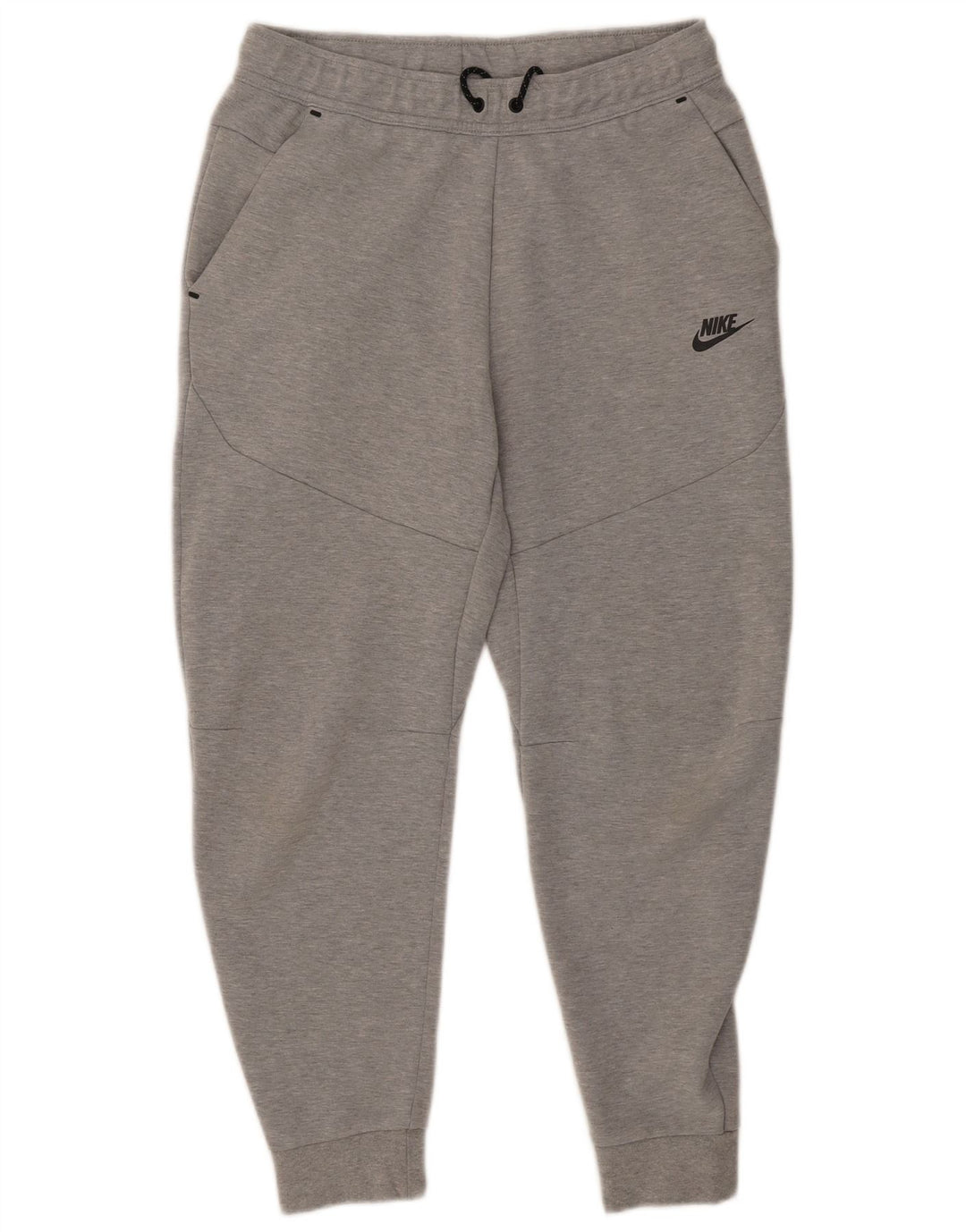 Calça de treino masculina Nike Joggers cinza médio algodão manchado