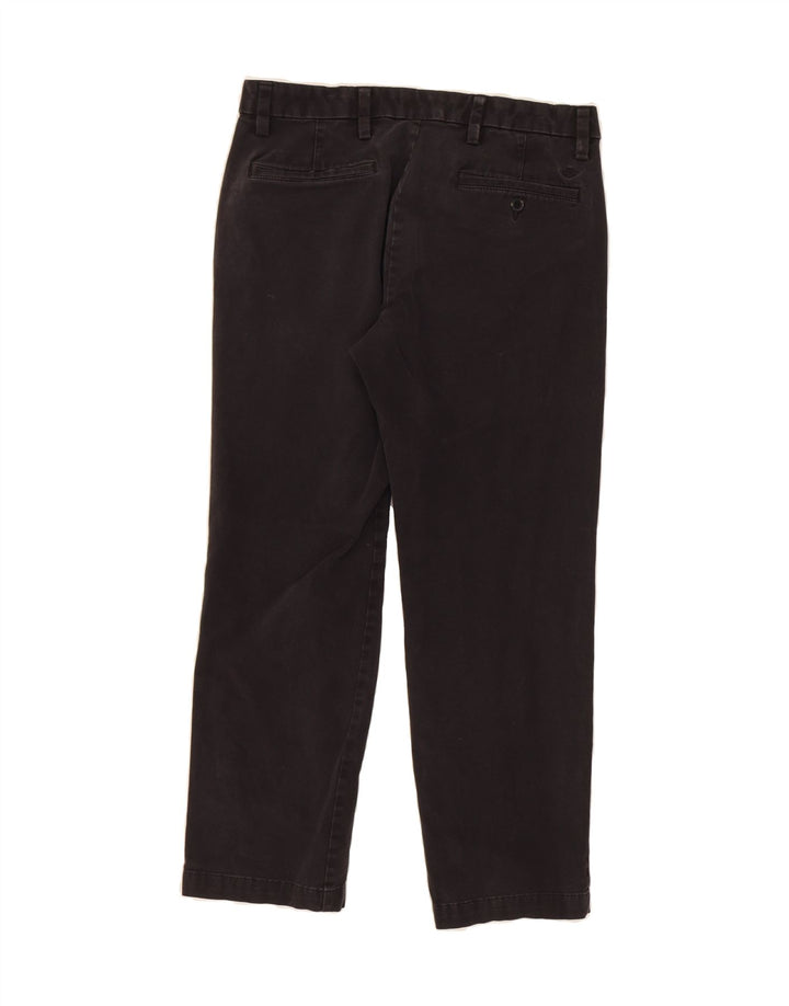 DOCKERS Mens Slim Fit Chino Trousers W32 L26 Black Cotton Vintage Dockers and Second-Hand Dockers from Messina Hembry 