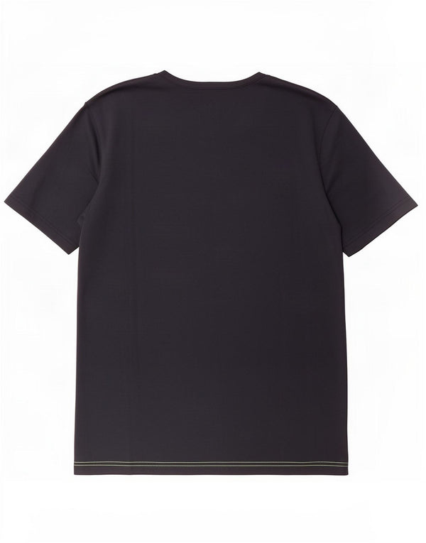 Puma Camiseta Masculina Top Grande Preto Colorblock Poliéster