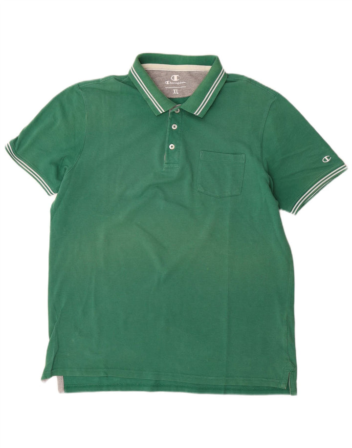Camisa polo masculina Champion XL algodão verde