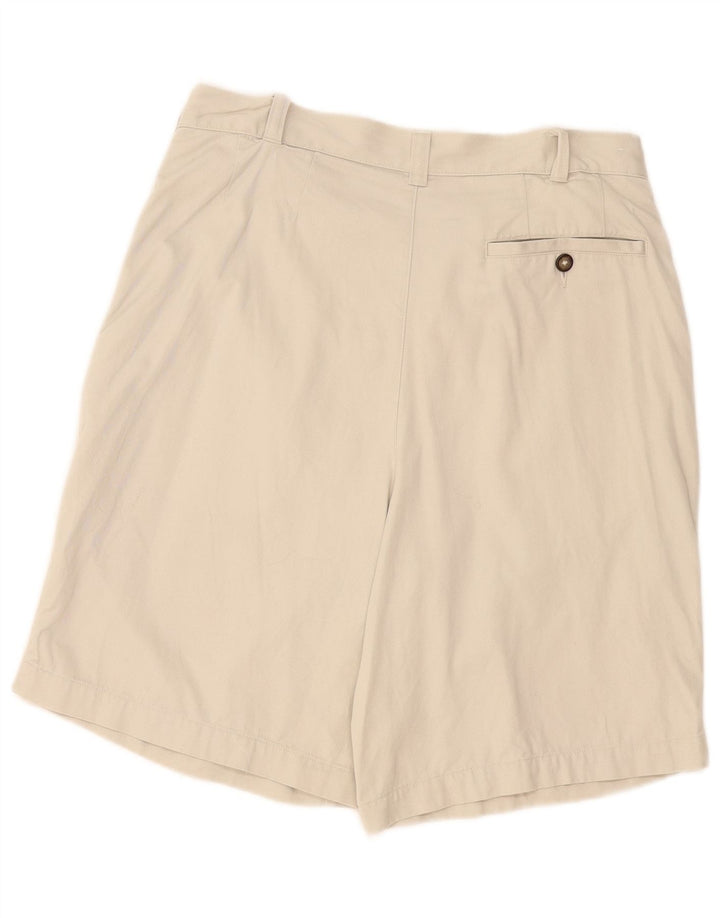 Shorts chino masculino Marks & Spencer W32 algodão bege médio
